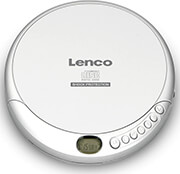 lenco cd 201si port cd mp3 player anti shock silver photo