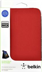 belkin f8m386cwc02 bi fold with stand for samsung galaxy tab 2 70 red photo