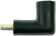 belkin f3y040bf adapter hdmi m f right angle 90 degrees black gold photo