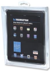 manhattan 450287 ipad snap fit smart shell smoke grey photo