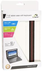 tracer tablet case with keyboard 7 8 smart fit white photo