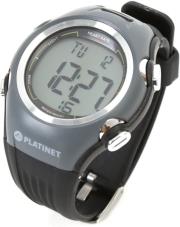 platinet 42248 phr117 sport watch with heart rate monitor phr117 grey photo