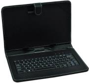 book case universal with keyboard with micro usb for tablet 10 black photo