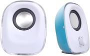 powertech pt 48 20 mini speakers white blue photo