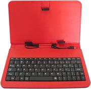rebeltec cs97 tablet case with keyboard 97 red photo