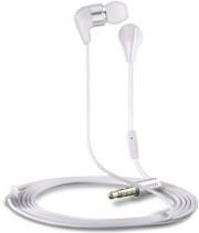 canyon cnd cep1w ceramic housing earphones with inline microphone white photo