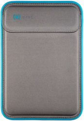 speck macbook air 13 flaptop sleeve graphite grey electric blue graphite grey photo