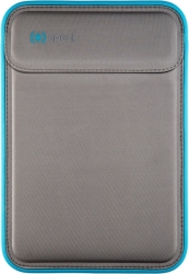 speck macbook pro 13 flaptop sleeve graphite grey electric blue graphite grey photo