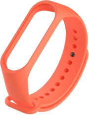 loyraki smart watch xiaomi mi band 3 4 silicone wrist strap orange photo