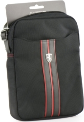 ferrari urban tablet bag 10 black with red piping photo