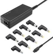 qoltec 50011 universal notebook power adapter 65w 8 plugs photo