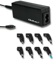 qoltec 51527 universal notebook adapter 45w 8 plugs photo