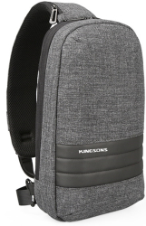 kingsons multifunctional shoulder backpack for tablets up to 97 black photo