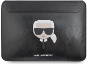 leather sleeve cover karl lagerfeld for macbook air pro black photo