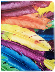 universal tablet case colour feather 9 10 photo