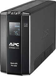 apc br650mi back ups pro 650va 390w 230v avr lcd 6 iec sockets