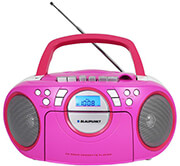 blaupunkt boombox fm pll cd mp3 usb aux bb16pk roz photo