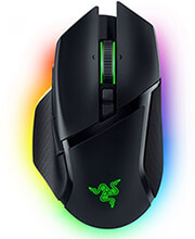 razer basilisk v3 pro black 30k dpi rgb optical switches 11 buttons hyperscroll tilt wheel photo