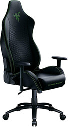 razer iskur x xl green black gaming chair lumbar support synthetic leather memory foam head photo