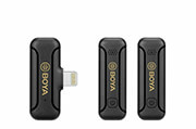 boya by wm3t2 d2 24ghz mobile wireless mic for ios iphone 2 transmitters two person vlog photo