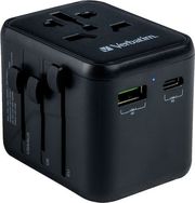 verbatim 49544 uta 02 universal travel adapter 100 250v ue usa japan australia uk 1x usb 1x usb photo verbatim 49544 uta 02 universal travel adapter 100 250v ue usa japan australia uk 1x usb 1x usb photo