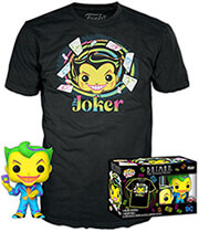 fp tee adult dc comics batman the animated series the jokerblacklight vinyl figure t shirts photo