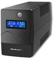 qoltec uninterruptible power supply monolith 450va 240w lcd usb rj45 photo