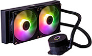 coolermaster masterliquid 240l core argb water cooling photo