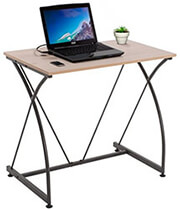 grafeio metalliko mayro me mdf epifaneia se oak hm9318 80x50x73y ek photo