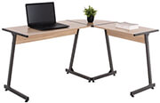 grafeio goniako metalliko skoyro gkri me mdf epifaneia se oak hm9319 147x112x74y ek photo