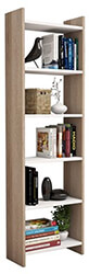 bibliothiki melaminis sonoma leyko hm922612 485x22x160y ek photo