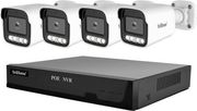 srihome nvs005 4 channels nvr 4 bullet poe 5mp poe065 waterproof cameras