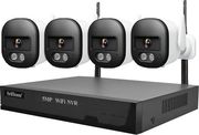 srihome nvs001 8 channels nvr 4 bullet ipc056 5mp wireless waterproof cameras