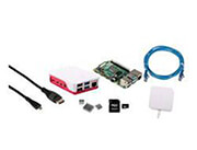 raspberry pi 4b 2gb full kit red white housing bundle photo