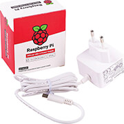 raspberry pi 4 power supply 51v 3a white photo