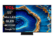 tv tcl 55c805 55 mini led qled 144hz 4k uhd smart wifi google tv photo