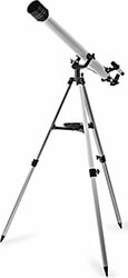 nedis scte5060wt telescope aperture 50mm focal length 600mm finderscope 5x24 tripod black white photo