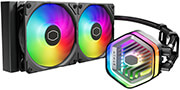 coolermaster masterliquid 240 atmos argb water cooling photo
