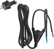 maclean mce586 power cable 5m for two floodlight spotlights photo