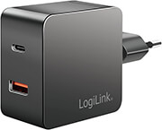 logilink pa0310 dual usb power socket adapter 1x usb a 1x usb c 45w black photo logilink pa0310 dual usb power socket adapter 1x usb a 1x usb c 45w black photo