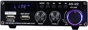 blitzwolf as 22 audio amplifier 45w bluetooth 50 usb remote control black photo