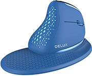delux m618xsd wireless ergonomic mouse bt 24g rgb blue photo