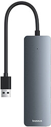 baseus ultrajoy series 4x usb 30 hub lite 15cm space grey photo