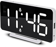 greenblue digital clock wth alarm greenblue gb383 photo