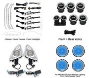 diq ambient full kit benz c w205 mod2015 2018 digital iq ambient light for mercedes c 33 lights photo