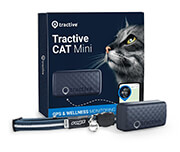 tractive gps tracker for cat mini dark blue photo