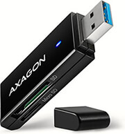 axagon cre s2n external slim card reader 2 slot lun sd microsd photo