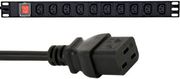 power distribution unit pdu 10 pcs c13 sockets 1u 16a c19 plug 2 m cable photo power distribution unit pdu 10 pcs c13 sockets 1u 16a c19 plug 2 m cable photo