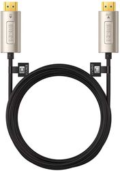 baseus high definition series optic fiber hdmi to hdmi 4k adapter cable 10m black photo