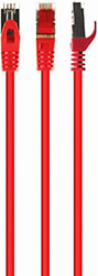 cablexpert s ftp cat 6a lszh patch cord red 15 m pp6a lszhcu r 15m photo